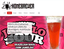 Tablet Screenshot of homebrewer.com.br